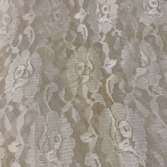 Vintage 50s Tiered Ruffle Victorian Bridgerton Queencore Regency Wedding Dress - Picture 11 of 16